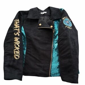 DISNEY D-Signed WICKEDLY FIERCE
Uma Moto Jacket  faux suede-sequence
Youth M